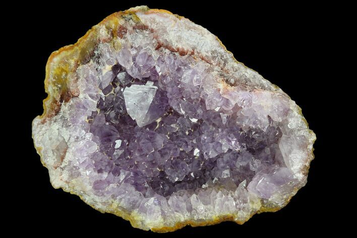 Amethyst Crystal Geode Section - Morocco #127982